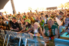 Festival goers at Shambala