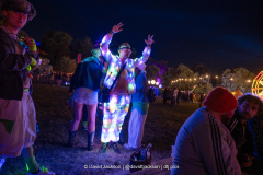 Festival goers at Shambala