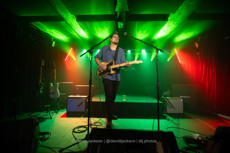 Harrison Hood on stage at The Black Prince in Northampton on Tuesday, January 30, 2024. Photo by David Jackson