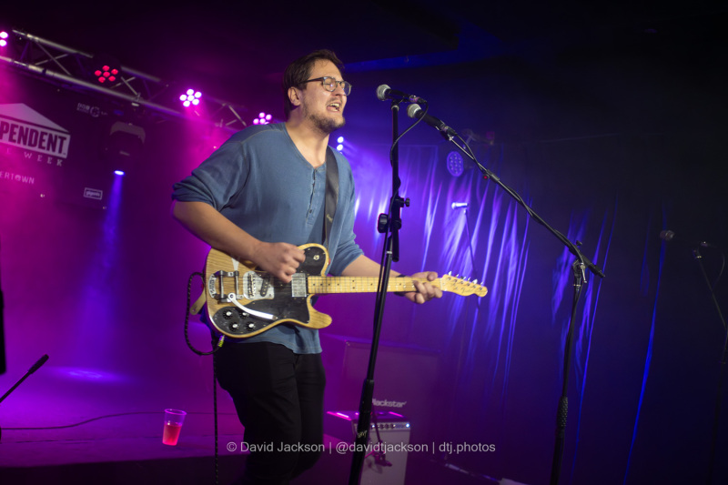 Harrison Hood on stage at The Black Prince in Northampton on Tuesday, January 30, 2024. Photo by David Jackson
