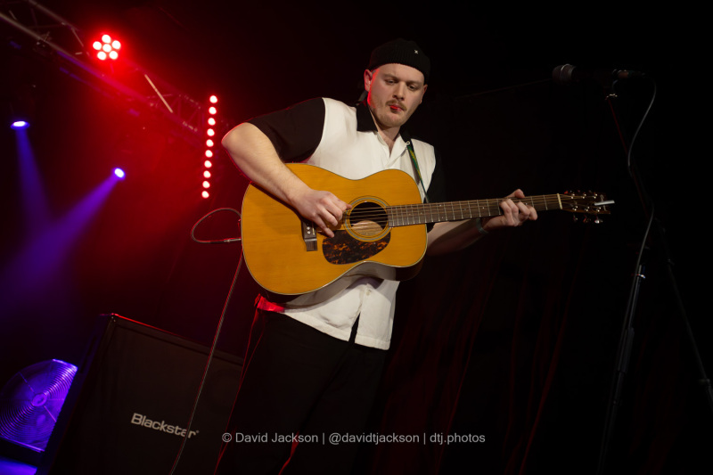 Skinny Living on stage at The Black Prince in Northampton on Tuesday, January 30, 2024. Photo by David Jackson