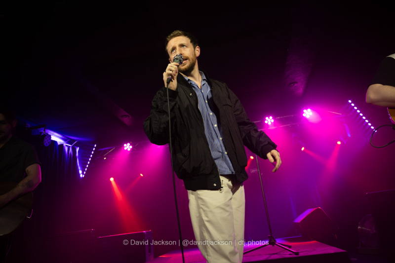 Skinny Living on stage at The Black Prince in Northampton on Tuesday, January 30, 2024. Photo by David Jackson