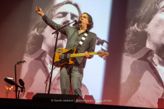Snow Patrol on stage at the bp pulse LIVE Arena in Birmingham on Sunday, February 17. Photo by David Jackson.