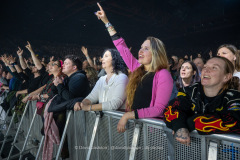 Fans watching Snow Patrol on stage at the bp pulse LIVE Arena in Birmingham on Sunday, February 17. Photo by David Jackson.