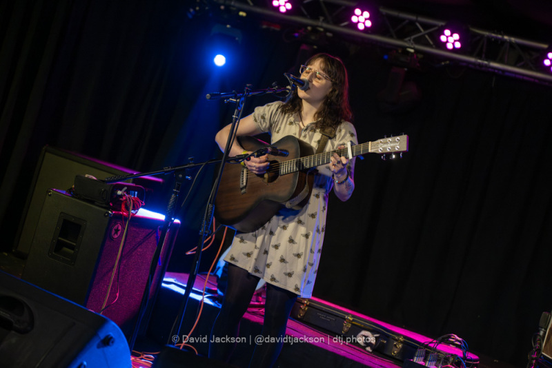 Amii Dawes on stage at The Black Prince in Northampton on July 28, 2023. Photo by David Jackson