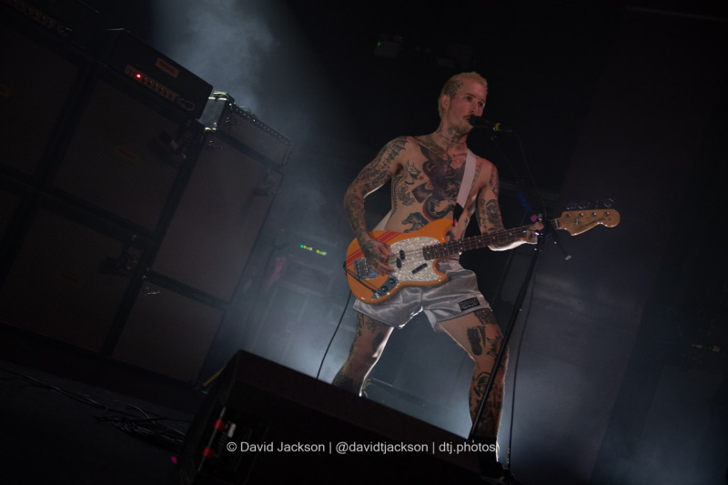 Soft Play on stage at the O2 Institute in Birmingham on Friday, October 18, 2024. Photo by David Jackson.