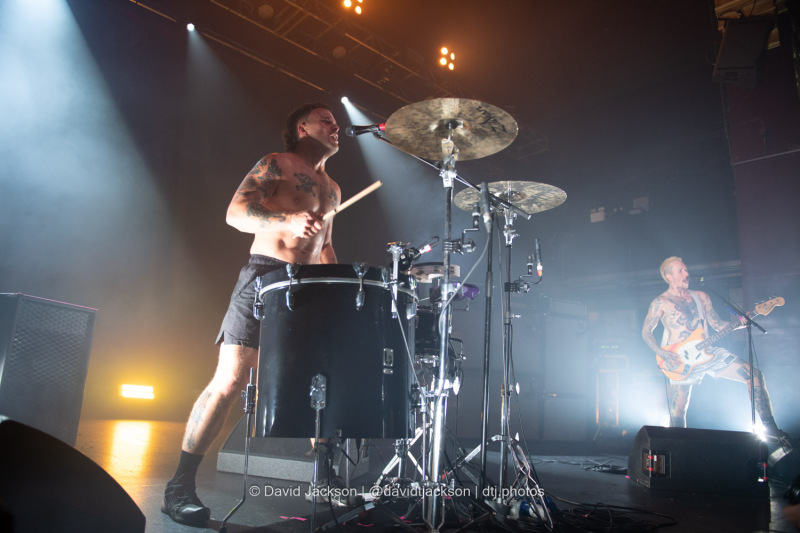Soft Play on stage at the O2 Institute in Birmingham on Friday, October 18, 2024. Photo by David Jackson.