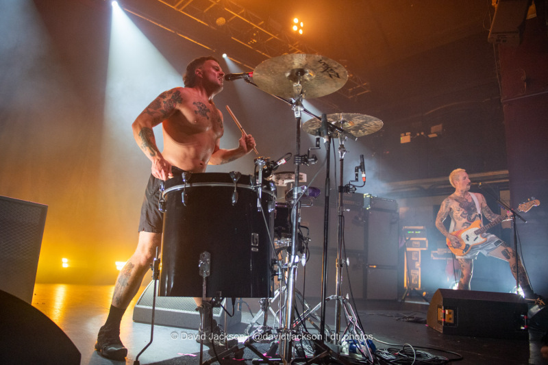 Soft Play on stage at the O2 Institute in Birmingham on Friday, October 18, 2024. Photo by David Jackson.