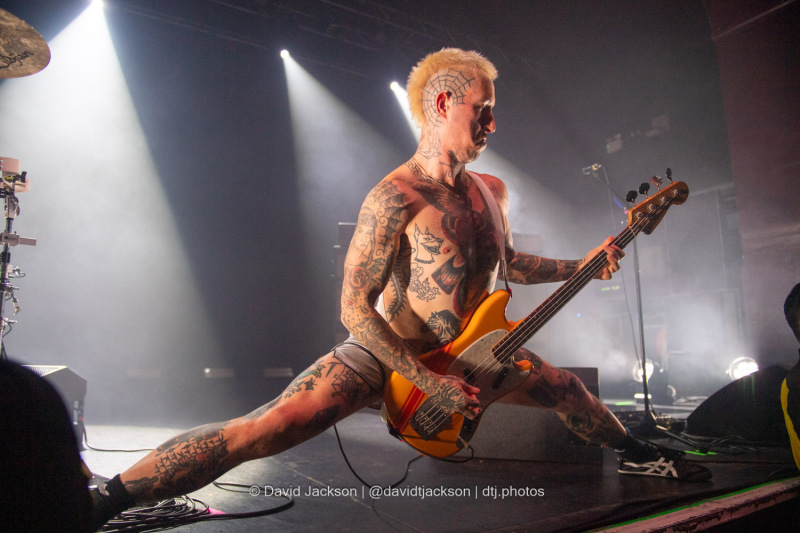 Soft Play on stage at the O2 Institute in Birmingham on Friday, October 18, 2024. Photo by David Jackson.