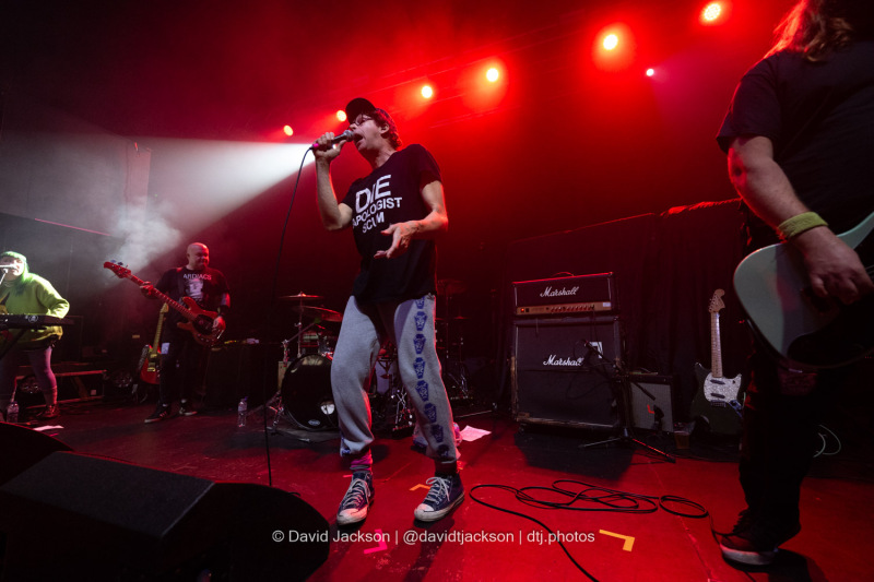 Wonk Unit on stage at the O2 Institute in Birmingham on Friday, October 18, 2024. Photo by David Jackson.