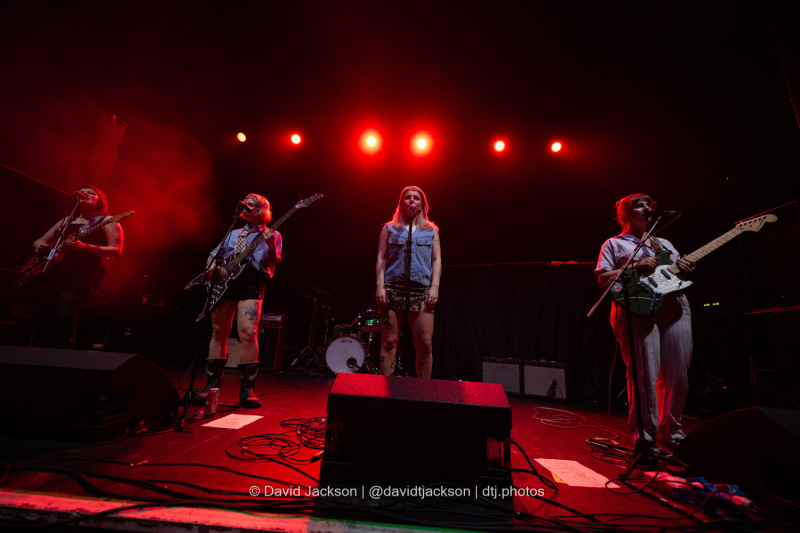 Panic Shack on stage at the O2 Institute in Birmingham on Friday, October 18, 2024. Photo by David Jackson.