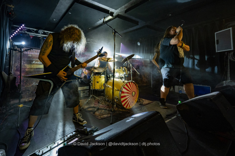 Ashborn on stage at The Black Prince in Northampton on Friday, November 1, 2024. Photo by David Jackson.