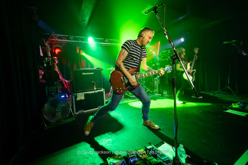The Subways on stage at The Black Prince in Northampton on Tuesday, October 1, 2024. Photo by David Jackson.