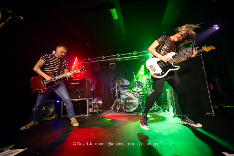 The Subways on stage at The Black Prince in Northampton on Tuesday, October 1, 2024. Photo by David Jackson.