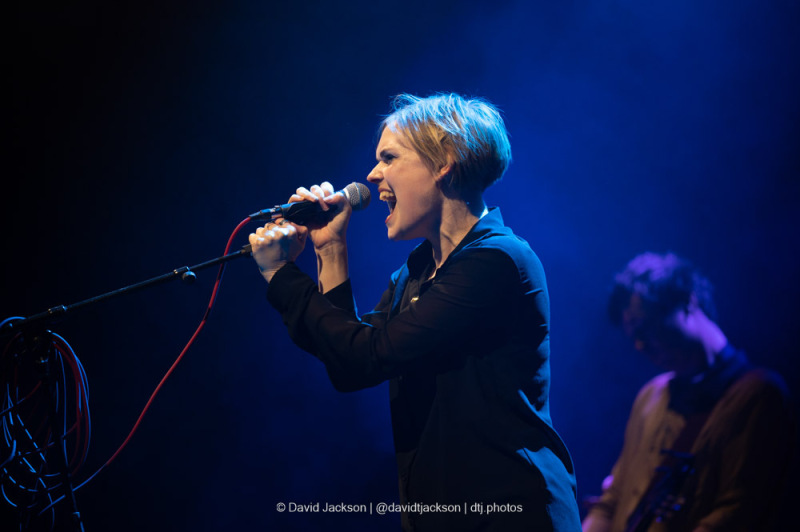 Desperate Journalist on stage at the Symphony Hall in Birmingham, on Tuesday, March 21, 2023. Photo by David Jackson.