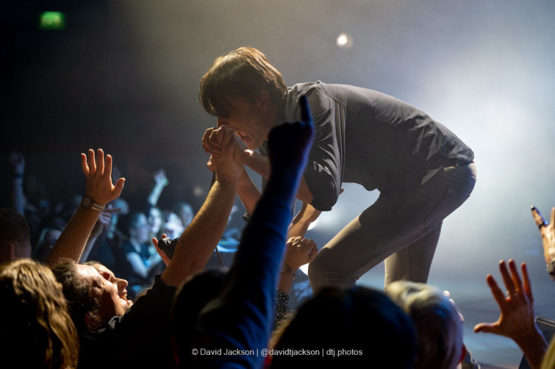 Suede on stage at the Symphony Hall in Birmingham, on Tuesday, March 21, 2023. Photo by David Jackson.