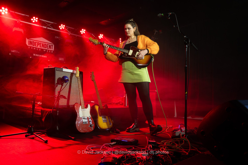 Katie Malco on stage at The Black Prince in Northampton on Friday, February 2. Photo by David Jackson.