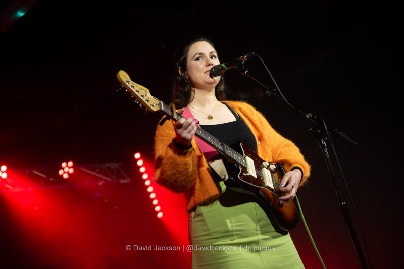 Katie Malco on stage at The Black Prince in Northampton on Friday, February 2. Photo by David Jackson.