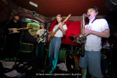 Sunny Gym on stage at The Garibaldi Hotel in Northampton on Saturday, July 19, 2025. Photo by David Jackson.