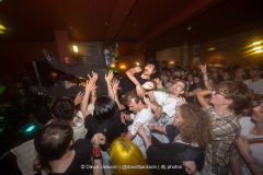 Thistle. fans inside The Garibaldi Hotel in Northampton on Saturday, July 19, 2025. Photo by David Jackson.