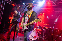 The Battery Farm on stage at Esquires in Bedford on Sunday, April 20, 2025. Photo by David Jackson.