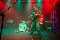 Gans on stage at Esquires in Bedford on Sunday, April 20, 2025. Photo by David Jackson.