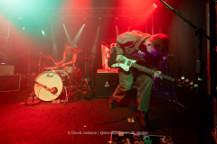 Gans on stage at Esquires in Bedford on Sunday, April 20, 2025. Photo by David Jackson.