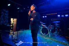 Steve Lamacq on stage at Esquires in Bedford on Sunday, April 20, 2025. Photo by David Jackson.