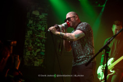 Kez on stage at Esquires in Bedford on Sunday, April 20, 2025. Photo by David Jackson.