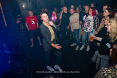 Enjoyable Listens on stage at Esquires in Bedford on Sunday, April 20, 2025. Photo by David Jackson.