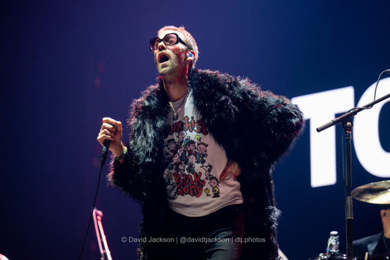 Tom Meighan on stage at the Utilita Arena in Birmingham on Friday, December 15. Photo by David Jackson.