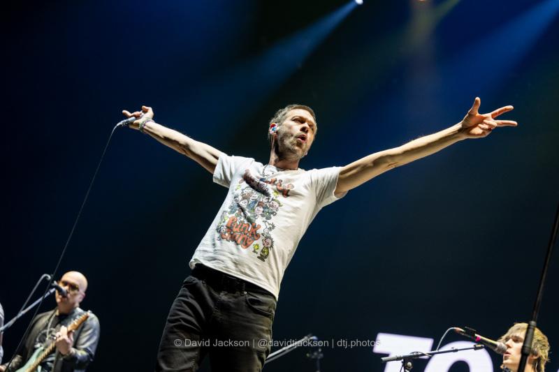 Tom Meighan on stage at the Utilita Arena in Birmingham on Friday, December 15. Photo by David Jackson.