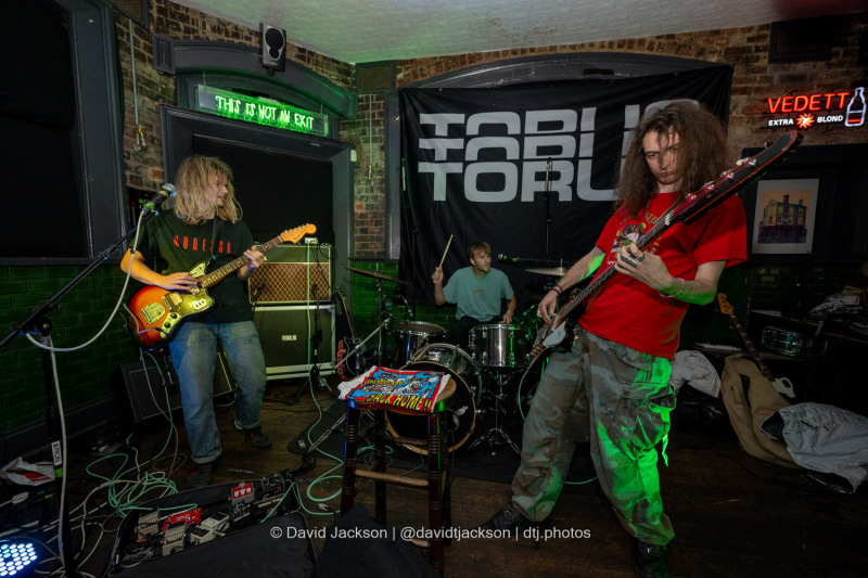 Honey Badger on stage at The Garibaldi in Northampton, on Friday, August 30, 2024. Photo by David Jackson.