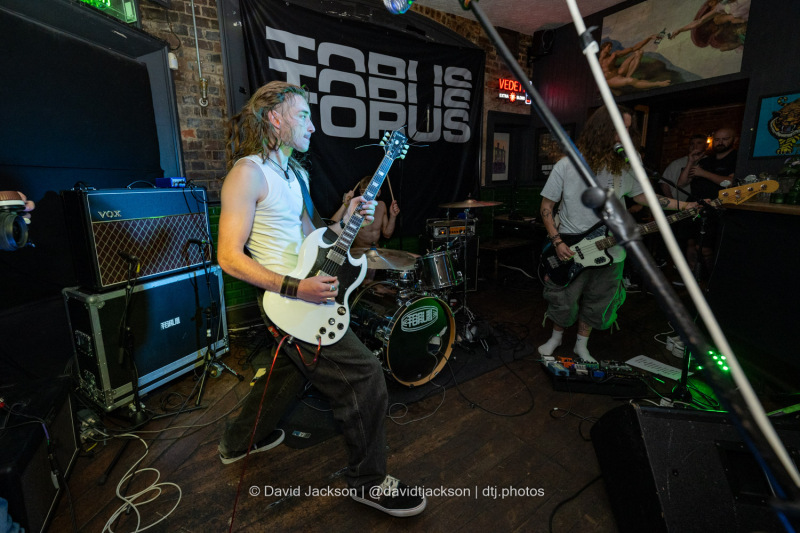 Torus headlining thier album launch show at The Garibaldi in Northampton on Friday, August 31, 2024. Photo by David Jackson.
