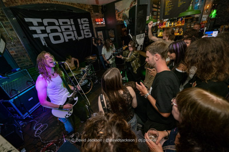 Torus headlining thier album launch show at The Garibaldi in Northampton on Friday, August 31, 2024. Photo by David Jackson.