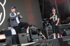 Joey Valence & Brae on stage at Tribes Unite at The National Bowl in Milton Keynes on Saturday, August 9 2025. Photo by David Jackson.
