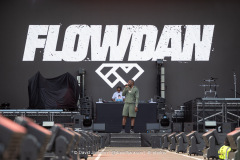 Flowdan on stage at Tribes Unite at The National Bowl in Milton Keynes on Saturday, August 9, 2025. Photo by David Jackson.
