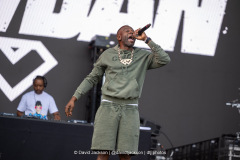 Flowdan on stage at Tribes Unite at The National Bowl in Milton Keynes on Saturday, August 9, 2025. Photo by David Jackson.