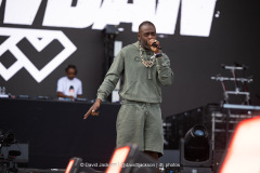 Flowdan on stage at Tribes Unite at The National Bowl in Milton Keynes on Saturday, August 9, 2025. Photo by David Jackson.