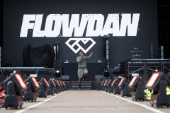 Flowdan on stage at Tribes Unite at The National Bowl in Milton Keynes on Saturday, August 9, 2025. Photo by David Jackson.
