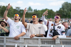 Fans watching acts perform at Tribes Unite at The National Bowl in Milton Keynes on Saturday, August 9, 2025. Photo by David Jackson.