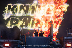 Knife Party on stage at Tribes Unite at The National Bowl in Milton Keynes on Saturday, August 9, 2025. Photo by David Jackson.
