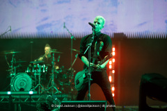 Pendulum on stage at Tribes Unite at The National Bowl in Milton Keynes on Saturday, August 9, 2025. Photo by David Jackson.