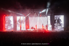 Pendulum on stage at Tribes Unite at The National Bowl in Milton Keynes on Saturday, August 9, 2025. Photo by David Jackson.