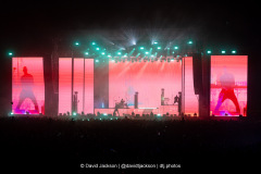 Pendulum on stage at Tribes Unite at The National Bowl in Milton Keynes on Saturday, August 9, 2025. Photo by David Jackson.