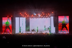 Pendulum on stage at Tribes Unite at The National Bowl in Milton Keynes on Saturday, August 9, 2025. Photo by David Jackson.