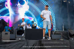 Hedex b2b Bou on stage at Tribes Unite at The National Bowl in Milton Keynes on Saturday, August 9, 2025. Photo by David Jackson.
