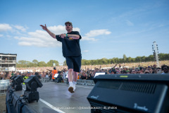 Wilkinson with AD-APT on stage at Tribes Unite at The National Bowl in Milton Keynes on Saturday, August 9, 2025. Photo by David Jackson.