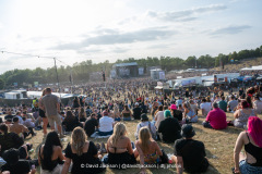 Fans watching acts perform at Tribes Unite at The National Bowl in Milton Keynes on Saturday, August 9, 2025. Photo by David Jackson.