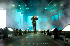 Pendulum on stage at Tribes Unite at The National Bowl in Milton Keynes on Saturday, August 9, 2025. Photo by David Jackson.